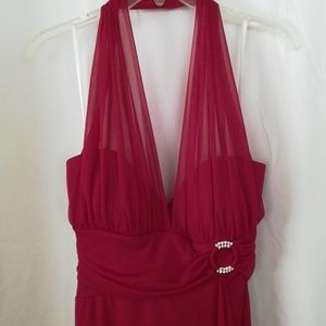 Red prom dress